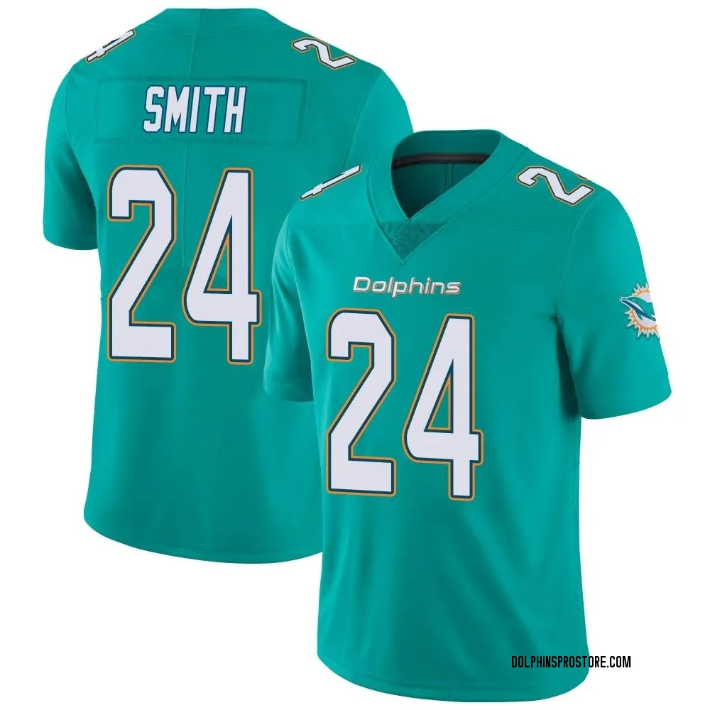  alt=&quot;Adult Limited Cam Smith Miami Dolphins Aqua Team Color Vapor Untouchable Jersey&quot; width=500